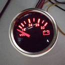 2'' 52mm 8-16V Car Truck Voltage Meter Gauge Red Face LED Light Voltmeter