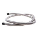 3.28ft -6 AN Stainless Steel Braided Fuel Oil Line Hose AN6 1500PSI Silver