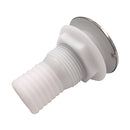 Marine/Boat Thru Hull Plumbing Fitting for 3/4'' Hose w/ Stainless Steel Cap