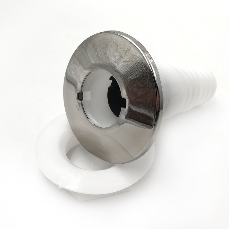 1'' Nylon Thru Hull Fitting With Stainless Steel Covered - Through Hull
