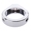 49MM TURN SIGNAL MOUNT BRACKET FORK TUBE RELOCATION CLAMPS FOR HARLEY SILVER