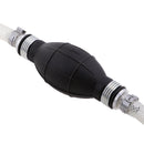 10mm Marine Outboard Motor Fuel Gas Hose Line Assembly with Primer Bulb White