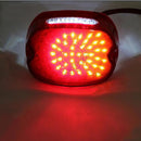 Smoke Tail Light Turn Signal Light For Harley Sportster Softail Fatboy LED