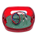 Motorcycle LED Running Tail Brake Light for Harley Sportster Dyna Lay Down 1991-2010