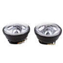 Pair 4" 30W Auxiliary Passing Light Spot Fog Lamp For Harley Motorcycle
