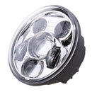 Clear 5.75" Motorcycle Projector LED Bulb Headlight Lamp DRL For Harley XL