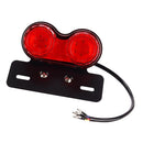 12V Motorcycle LED Brake/Running/License Plate/Turn Signal Tail Light Bracket
