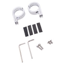 Pair Chrome Motorcycle Motorbike 1 1/4" 32mm Handlebars Mounts Clamp for Harley