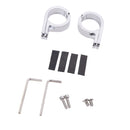 Pair Chrome Motorcycle Motorbike 1 1/4" 32mm Handlebars Mounts Clamp for Harley