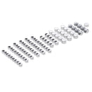 Chrome ABS Plastic Bolt Toppers Caps Kit For Harley Twin Cam Road King/FLH