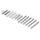 Chrome ABS Plastic Bolt Toppers Caps Kit For Harley Twin Cam Road King/FLH