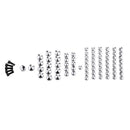 Chrome Bolts Toppers Caps Set For Harley Softail FL FLS FX FXS 2007-2013