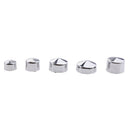 Chrome Bolts Toppers Caps Set For Harley Softail FL FLS FX FXS 2007-2013