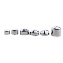 Chrome Bolts Toppers Caps Kit For 1991-2012 Harley Dyna Glide Twin Cam