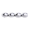 Chrome Bolts Toppers Caps Kit For 1991-2012 Harley Dyna Glide Twin Cam