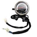 Universal Motorcycle Dual Odometer Speedo Meter Gear Digital Display Black