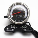 Universal Motorcycle Dual Odometer Speedo Meter Gear Digital Display Black