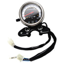 Universal Motorcycle Dual Odometer Speedo Meter Gear Digital Display Black