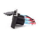 12V Car Modification USB Car Charging Cigarette Lighter Set S-1684 Black