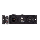 12V Digital Display Voltage Combination Panel Car Charging Cigarette Lighter