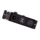 12V Digital Display Voltage Combination Panel Car Charging Cigarette Lighter
