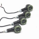 4x Universal Motorcycle LED Amber Rear Turn Signal Brake Light Indicator