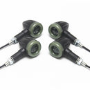 4x Universal Motorcycle LED Amber Rear Turn Signal Brake Light Indicator