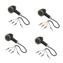 4x Universal Motorcycle LED Amber Rear Turn Signal Brake Light Indicator