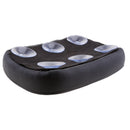 Motorcycle Motorbike Pillion Pad with 6 Suction Cups Seat for Harley Custom Chopper