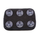 Motorcycle Motorbike Pillion Pad with 6 Suction Cups Seat for Harley Custom Chopper
