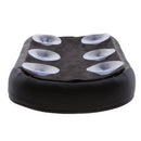 Motorcycle Motorbike Pillion Pad with 6 Suction Cups Seat for Harley Custom Chopper