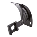 Motorcycle Curved Curved Side Mount License Plate Tag Holder Bracket