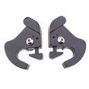 Black Locking Rotary Docking Latches For Harley Sissy Bar And Luggage Rack