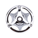 Round Horn Cover Kit Chrome For Yamaha V-Star Vstar 650 1100 Classic Silver