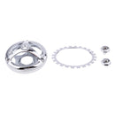 Round Horn Cover Kit Chrome For Yamaha V-Star Vstar 650 1100 Classic Silver