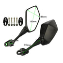 Motorcycle Left &Right Side View Rear Mirrors Installed On Fairing for Honda