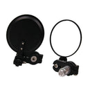 Black Universal Motorcycle 3" Round 7/8" Handle Bar End Rearview Side Mirror