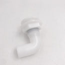 New Boats Parts White Thru Hull Fitting for 1" Hose 90 Ddgree Boating