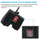 DC 12V 4.2A Dual USB Charger Power Socket LED Voltmeter for Motorcycle