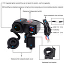 DC 12V 4.2A Dual USB Charger Power Socket LED Voltmeter for Motorcycle