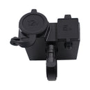12V 4.2A Motorcycle Accessories Dual USB Charger Cigarette Lighter Socket Voltmeter Switch