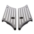 2 Pieces Hard Saddlebag Latch Cover For Harley Street Glide FLHX FL 93-13