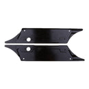 2 Pieces Hard Saddlebag Latch Cover For Harley Street Glide FLHX FL 93-13