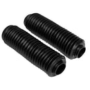 2Pcs Front Rubber Shock Absorber Dust Cover Fit for Motorcycle Motorbike Black New