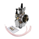 Motorcycle Carburetor 32mm Racing Flat Side for PWK Carb with Power Jet