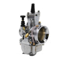 Motorcycle Carburetor 34mm Racing Flat Side for PWK Carb with Power Jet