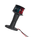Marine Boat 12V LED Dual Color Bow Navigation Light Red Green Lenses