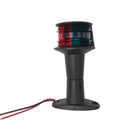 Marine Boat 12V LED Dual Color Bow Navigation Light Red Green Lenses