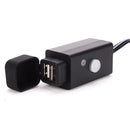 Hot Selling Motorcycle Phone GPS Dual USB Charger Adapter With Switch