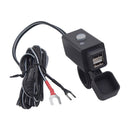 Hot Selling Motorcycle Phone GPS Dual USB Charger Adapter With Switch
